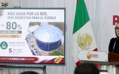 Plan Oriente impulsado por la presidenta Sheinbaum, aplica más de 3 mmp en Ecatepec