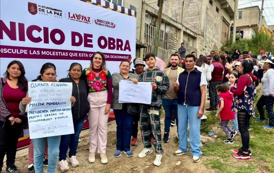 En La Paz, familias que habían sido abandonadas históricamente contarán con drenaje 