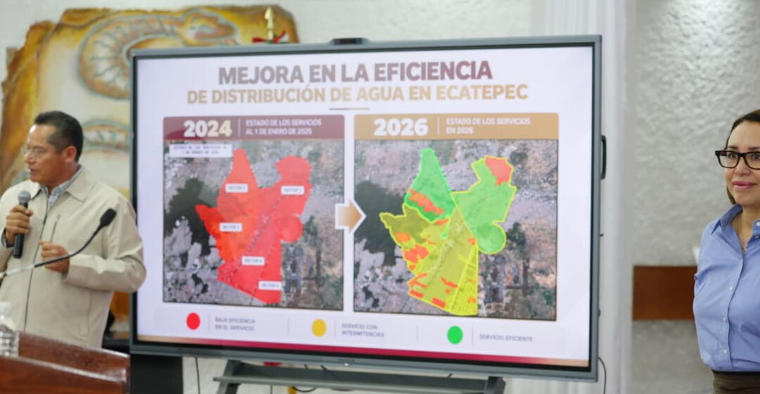 Ecatepec incrementa a 98 los pozos de agua en operación; en enero del 2025 funcionaban solo 54