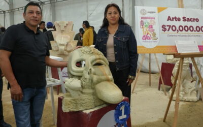 Reconocen a canteros en la FEMECHI por su talento escultórico y aporte a la identidad del municipio