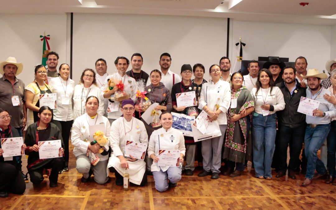 Cuatro estudiantes ganadores de Tesoros Gastronómicos del EdoMéx representarán a la entidad en París