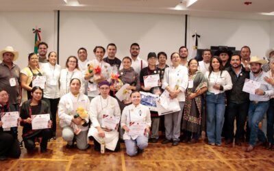 Cuatro estudiantes ganadores de Tesoros Gastronómicos del EdoMéx representarán a la entidad en París