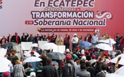Respaldo a mandatarias de México y EdoMéx por defensa de la soberanía; además “en Ecatepec nadie que no sea honesto pasará”: ACC