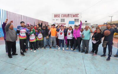 Ecatepec recupera en Ciudad Cuauhtémoc parque abandonado por varios años