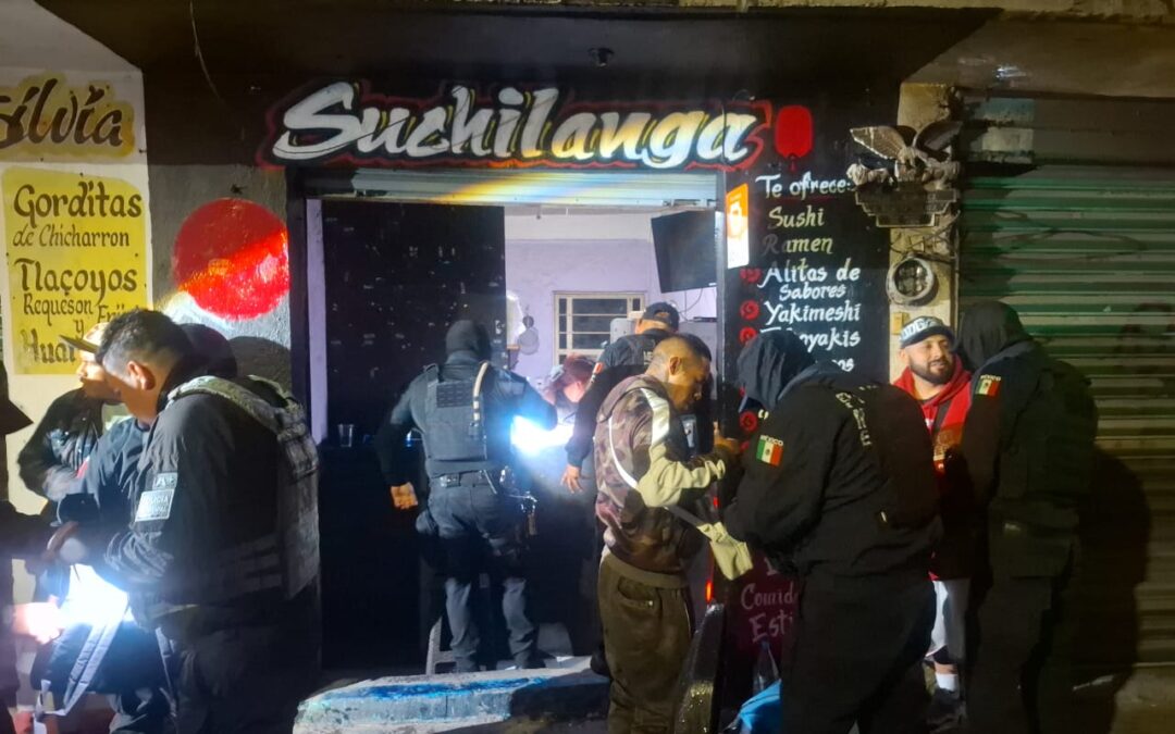 Policía municipal y Marina realizan despliegue en Tulpetlac y Xalostoc contra delitos de alto impacto