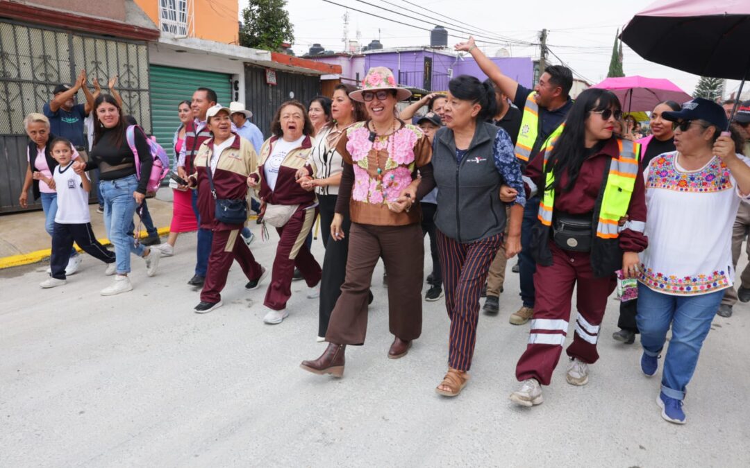 Repavimentación de la Miguel Hidalgo en Villas de Ecatepec beneficia a más de 12 mil vecinos