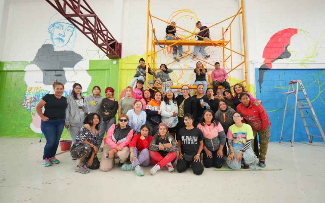 Ecatepec impulsa programa de arte urbano en el nuevo Centro LIBRE de Ecatepec