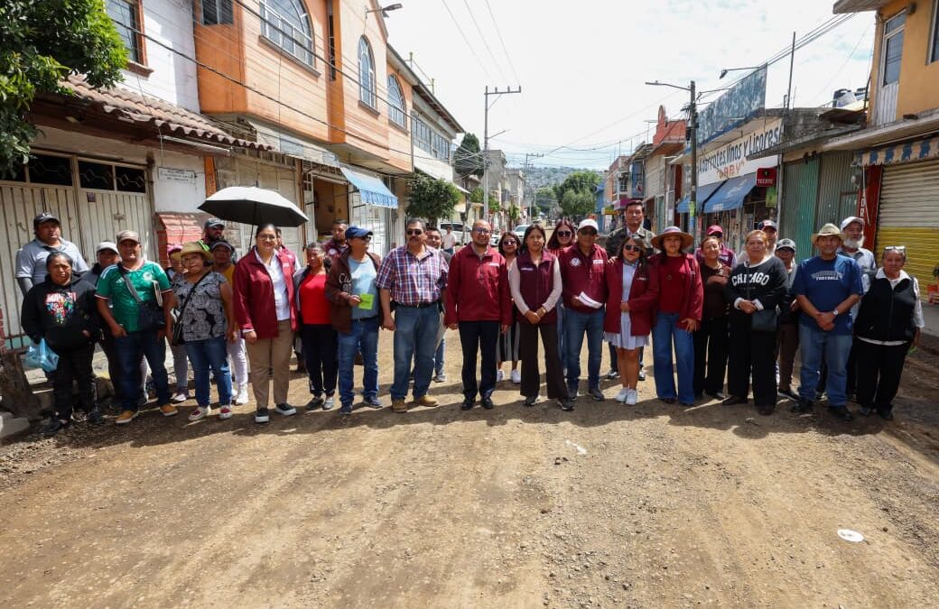 Repavimentación de la Canteros mejorará movilidad en Chimalhuacán