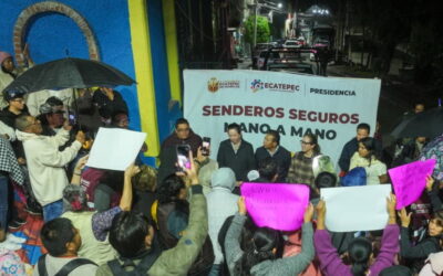 Transforman calle de Los Bordos en Sendero Seguro; había asaltos, “es otro resplandor”: vecina
