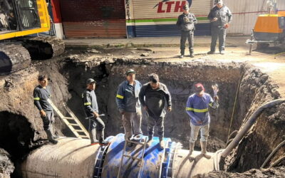 Reparan fuga del Ramal Tláhuac; suministro de agua potable comenzará a recuperarse en Neza